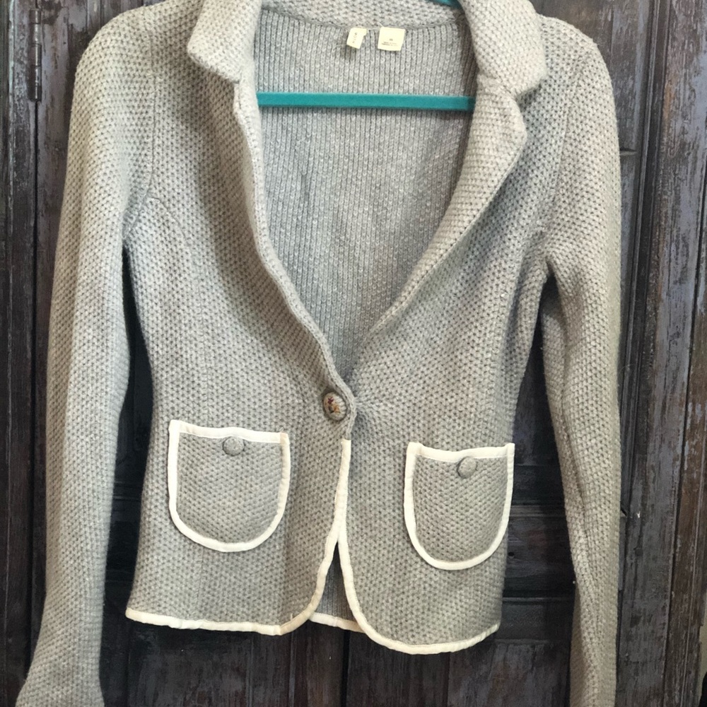 EUC Moth Knitted Blazer